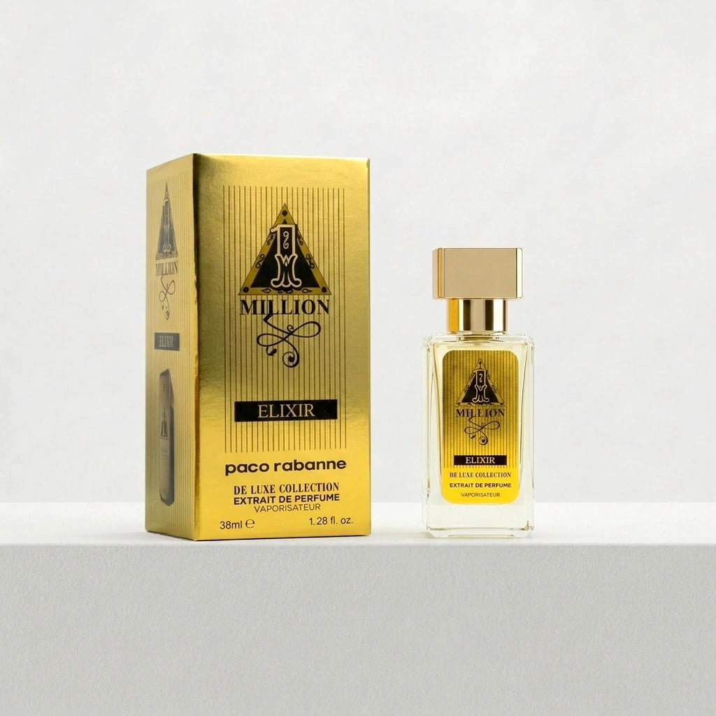 1 Million Elixir vanilya tonka fasulyesi ve elma notalı yoğun kalıcı lüks erkek parfümü