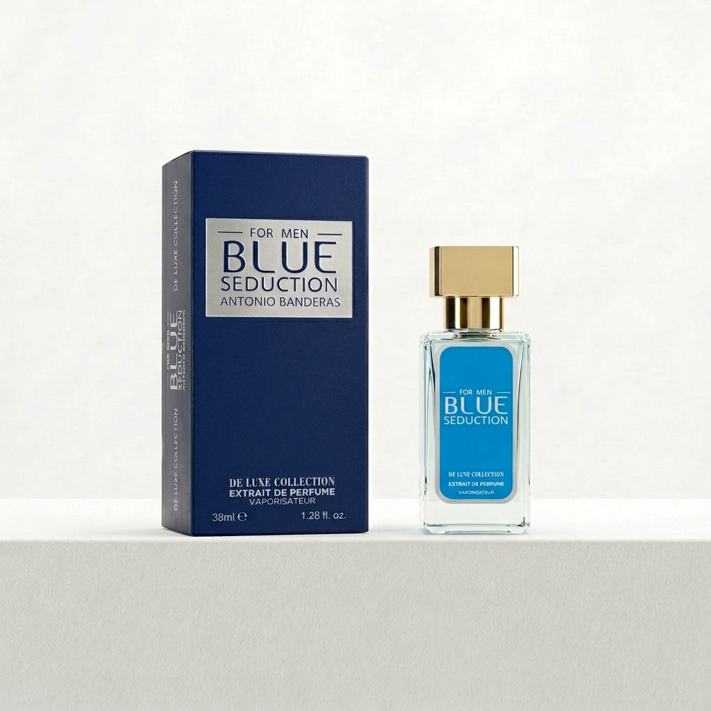 Blue Seduction kavun nane ve deniz notalı ferah kalıcı erkek parfümü