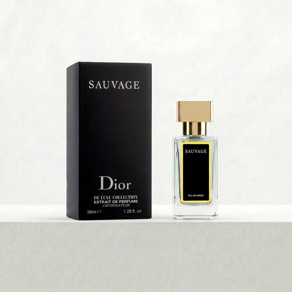 Deluxe Sauvage Eau de Parfum - Calabria Bergamotu ve Ambroxan notalı kalıcı erkek parfümü