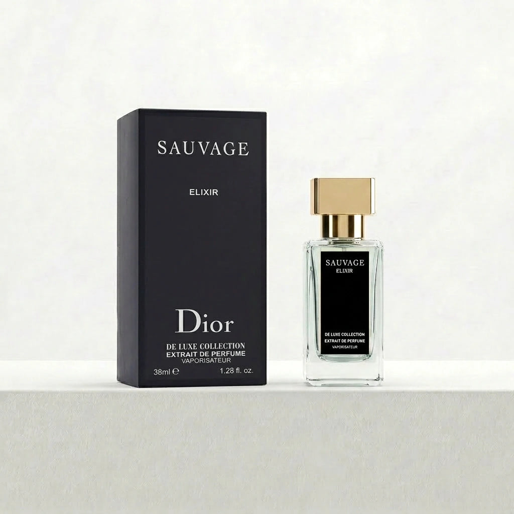 Sauvage Elixir tarçın lavanta ve meyan kökü notalı ultra kalıcı erkek parfümü